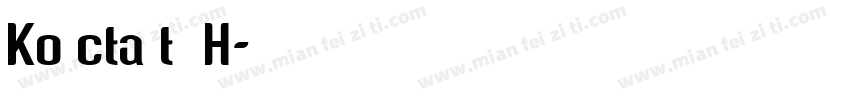 Koнctaнt ИH字体转换